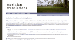 Desktop Screenshot of meridian-translations.com