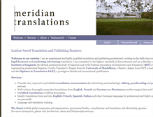 Tablet Screenshot of meridian-translations.com